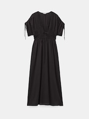 Hush Black Grace Cotton Blend Midi Dress - Image 4 of 4