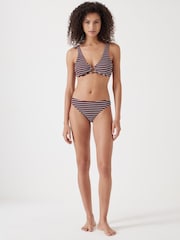 Hush Red Crinkle Ring Bikini Top - Image 2 of 4