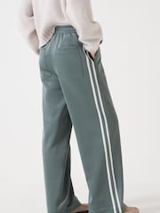 Hush Green Harrison Side Stripe Joggers - Image 2 of 4