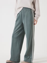 Hush Green Harrison Side Stripe Joggers - Image 3 of 4