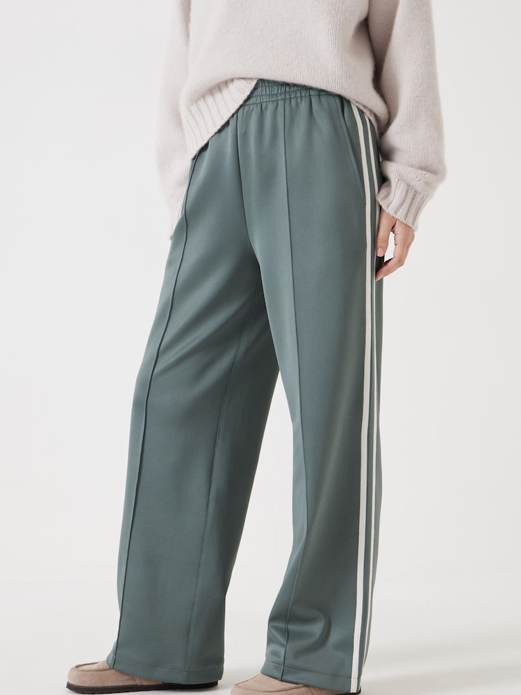 Hush Green Harrison Side Stripe Joggers - Image 3 of 4