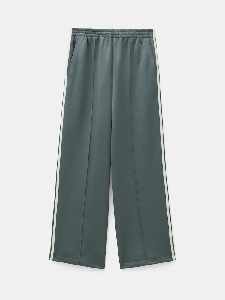 Hush Green Harrison Side Stripe Joggers - Image 4 of 4