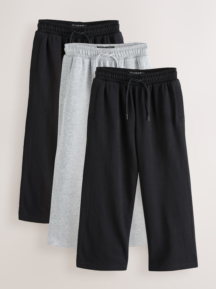 Preto/Cinza - Pacote Joggers 3 (3-16anos) - Imagem 1 de 7