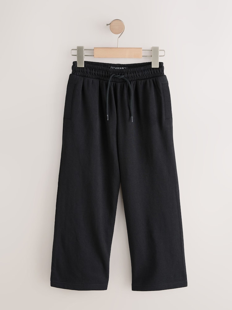 Black/Grey Wide Fit Joggers 3 Pack (3-16yrs) - Image 3 of 7