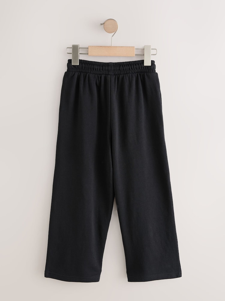 Black/Grey Wide Fit Joggers 3 Pack (3-16yrs) - Image 6 of 7