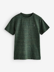 Khaki Green Marl Skull T-Shirt - Image 1 of 3
