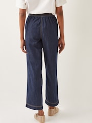 Monsoon Blue Harper Regular Wide Leg Jeans - Image 3 of 5