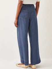 Monsoon Blue Heidi Slouchy Wide Leg Jeans - Image 3 of 5