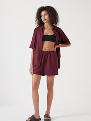 Hush Lana Linen Blend Shorts - Imagen 1 de 4