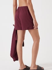 Hush Lana Linen Blend Shorts - Imagen 3 de 4