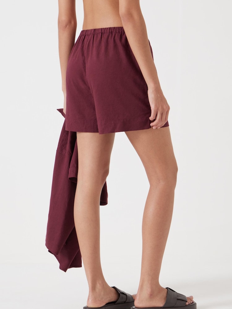 Hush Lana Linen Blend Shorts - Image 3 of 4