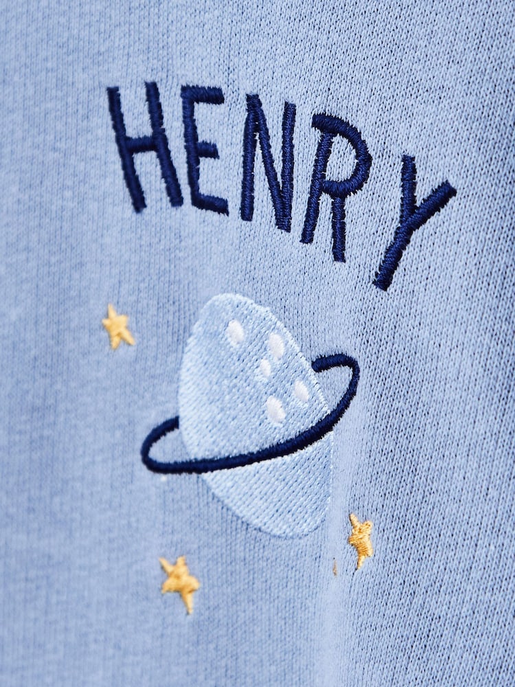 My 1st Years Personalised Space Design 100% Cotton Sweatshirt - Image 2 of 6 My 1st Years Personalised Space Design 100% Cotton Sweatshirt - Image 2 of 6