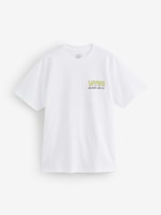 Vans Mens Shop Front Short Sleeve White T-Shirt - Image 1 of 2