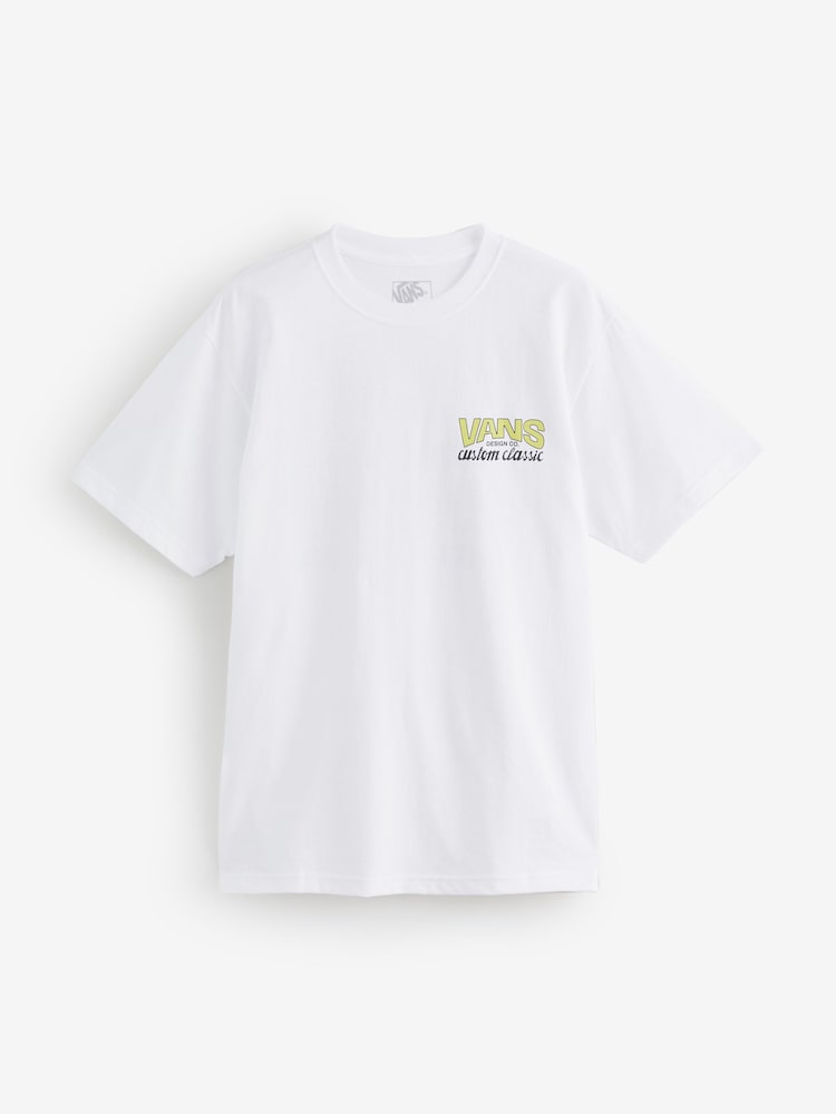 Vans Mens Shop Front Short Sleeve White T-Shirt - Image 1 of 2