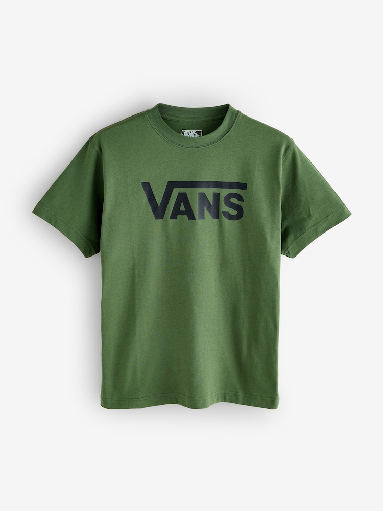 Vans Mens Green Classic Short Sleeve T-Shirt - Image 1 of 1