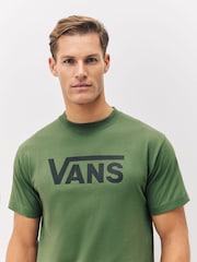 Vans Mens Green Classic Short Sleeve T-Shirt - Image 3 of 4