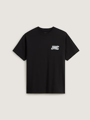 Vans Mens Chaos Short Sleeve Black T-Shirt - Image 1 of 2