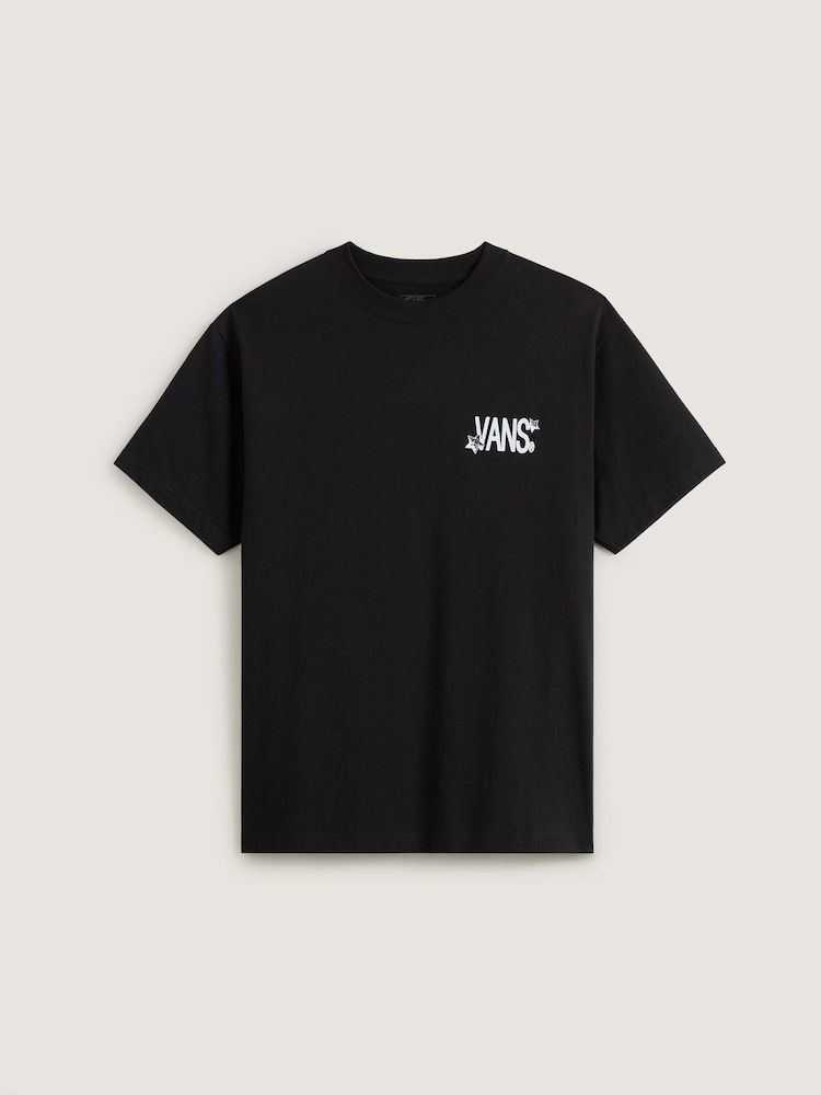 Vans Mens Chaos Short Sleeve Black T-Shirt - Image 1 of 2