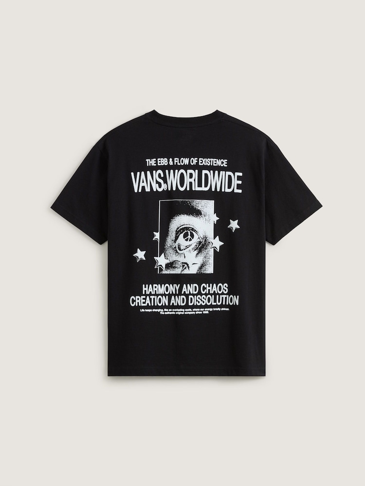 Vans Mens Chaos Short Sleeve Black T-Shirt - Image 2 of 2