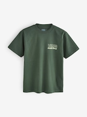 Vans Mens Green Shop Front Short Sleeve T-Shirt - Image 1 of 2
