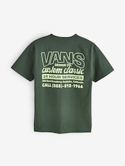 Vans Mens Green Shop Front Short Sleeve T-Shirt - Image 2 of 2