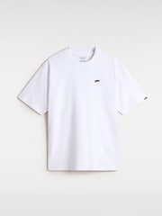 Vans Mens Loose Fit Salton Short Sleeve White T-Shirt - Imagen 1 de 2