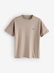 Vans Mens Left Chest Short Sleeve Brown T-Shirt - Image 1 of 1