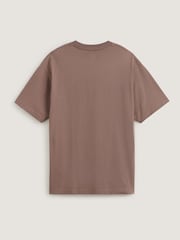 Vans Mens Salton Loose Fit Short Sleeve Brown T-Shirt - Image 2 of 2