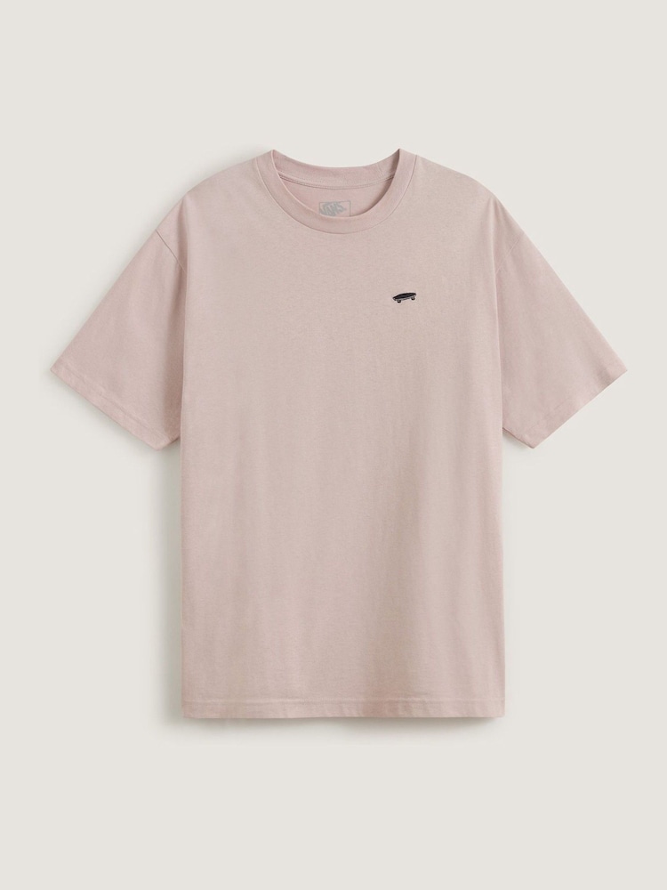 Vans Mens Pink Salton Loose Fit Short Sleeve T-Shirt - Image 1 of 2 Vans Mens Pink Salton Loose Fit Short Sleeve T-Shirt - Image 1 of 2
