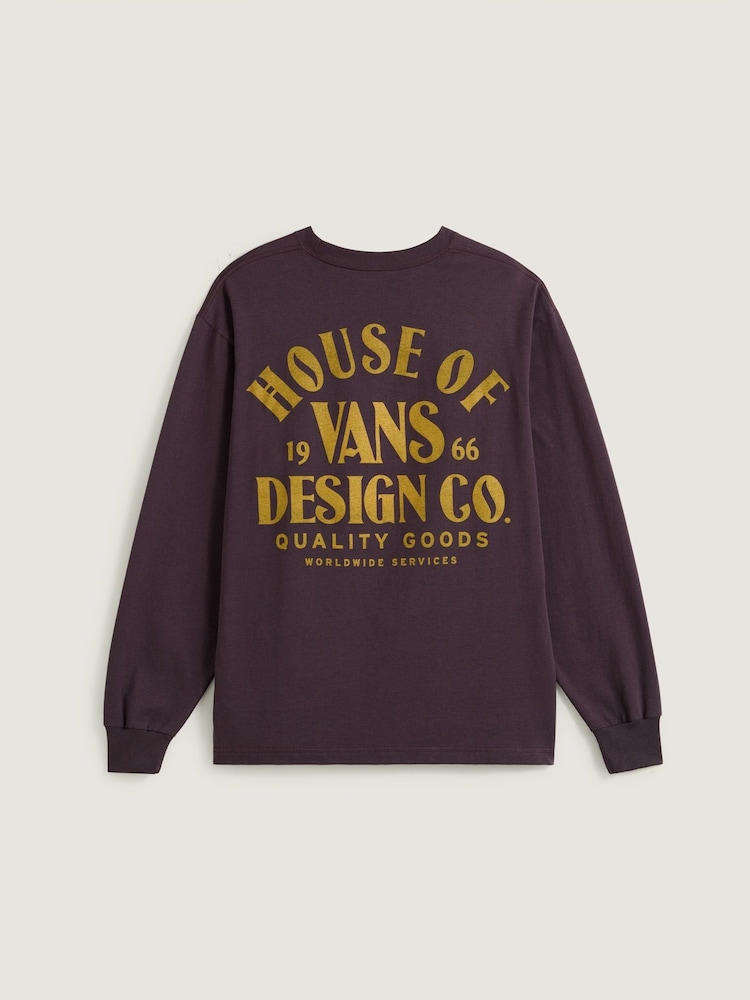 Vans Brown House of Long Sleeve T-Shirt - Image 2 of 2