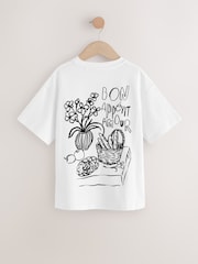 White Vase Graphic T-Shirt (3-16yrs) - Image 2 of 4