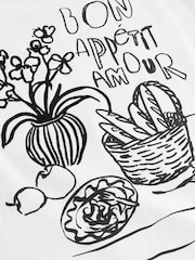 White Vase Graphic T-Shirt (3-16yrs) - Image 4 of 4
