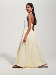 Buttermilk Tiered Maxi Skirt - Image 2 of 7