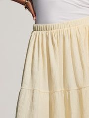 Buttermilk Tiered Maxi Skirt - Image 4 of 7