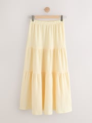 Buttermilk Tiered Maxi Skirt - Image 5 of 7