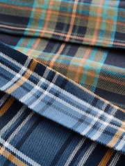 Blue/Green Spliced Check Mini Skirt - Image 7 of 7