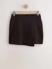 Chocolate marrom - Mini saia wrap com cordão - Imagem 5 de 8