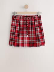 Red Check Pull On Mini Skirt - Image 6 of 8