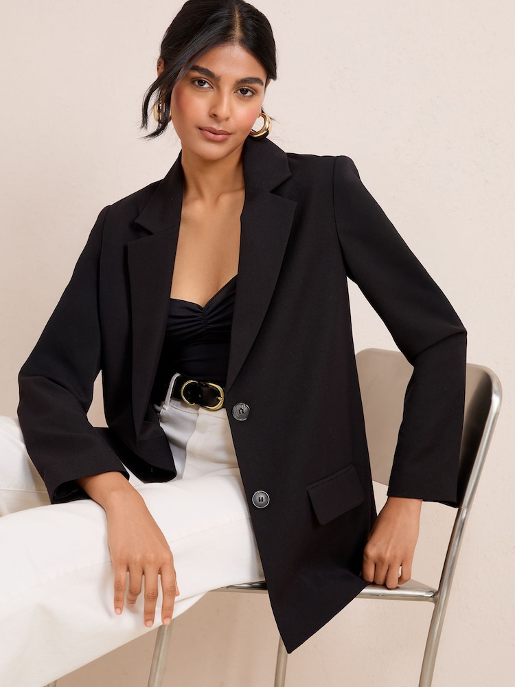 Friends Like These Black Boyfriend Premium Tailored Blazer - Image 1 of 5