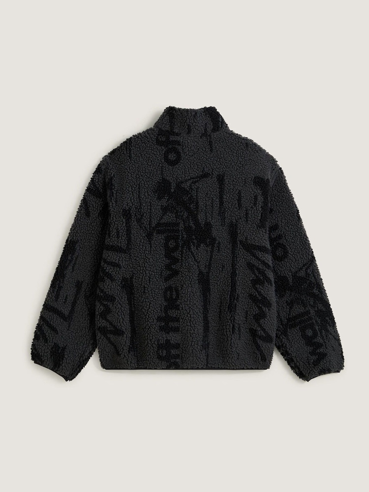 Vans Black Stiller Sherpa Full Zip - Image 1 of 2