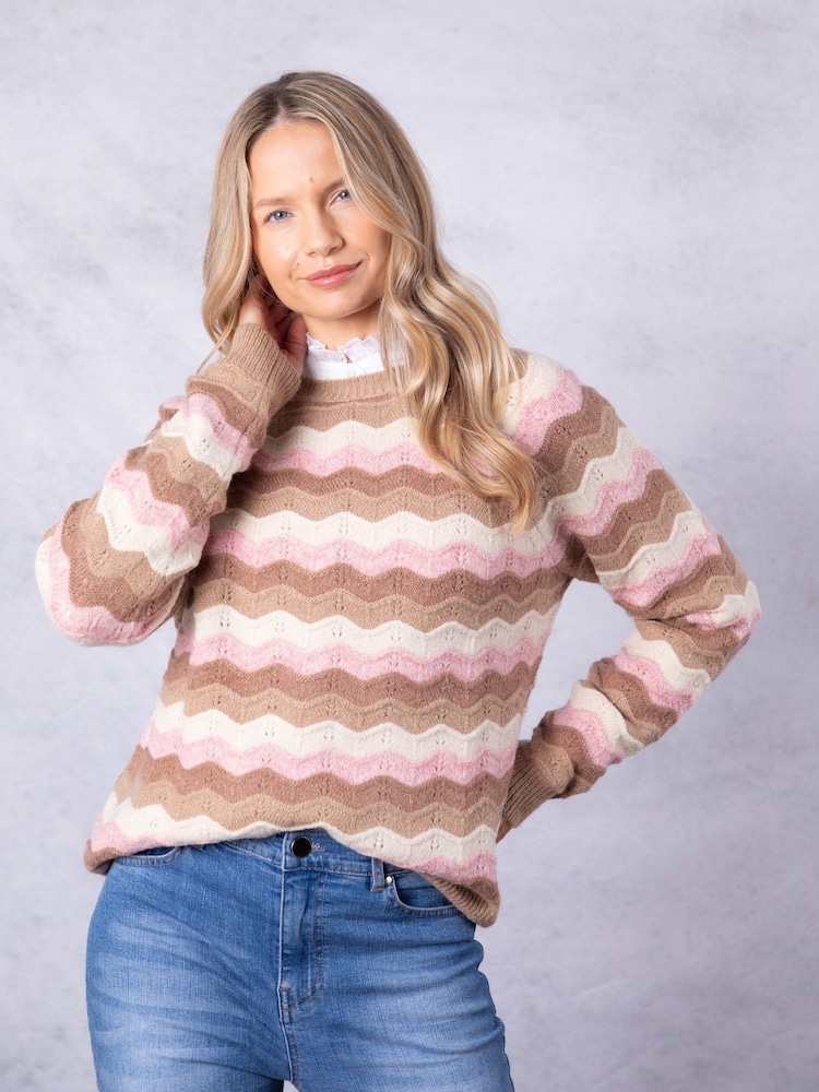 Lakeland Clothing Lily Striped Jumper - Image 1 of 7