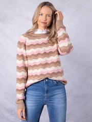 Lakeland Clothing Lily Striped Jumper - Image 7 of 7