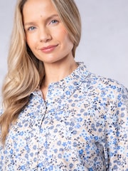 Lakeland Clothing Lark Floral Print 100% Cotton Shirt - Image 2 of 7