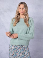 Lakeland Clothing Green Wren Knitted Jumper - Image 1 of 7