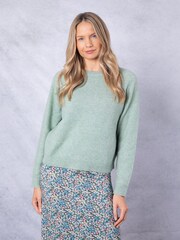 Lakeland Clothing Green Wren Knitted Jumper - Image 4 of 7
