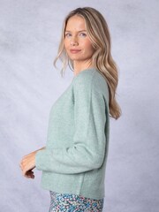 Lakeland Clothing Green Wren Knitted Jumper - Image 5 of 7