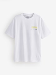 Vans Boys Shop Front Short Sleeve White T-Shirt - Image 1 of 2