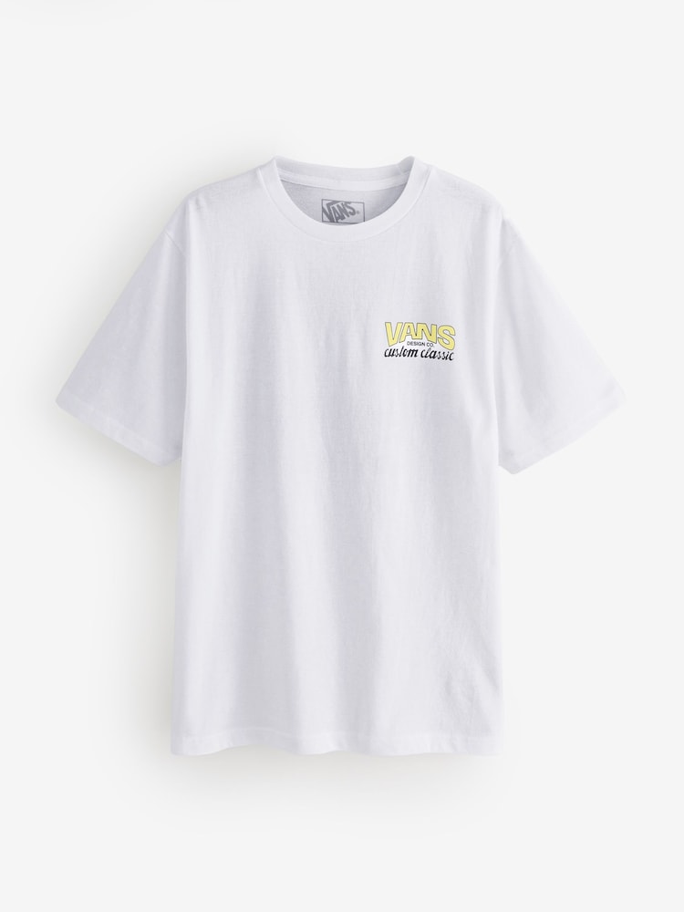 Vans Boys Shop Front Short Sleeve White T-Shirt - Image 1 of 2