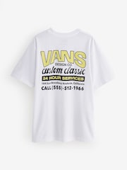 Vans Boys Shop Front Short Sleeve White T-Shirt - Image 2 of 2