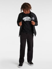 Vans Boys Style 76 Short Sleeve Black T-Shirt - Image 1 of 9
